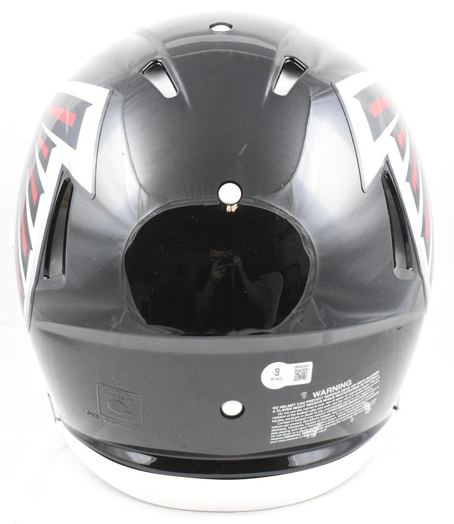 Julio Jones Signed Falcons Full-Size Authentic On-Field Speed Helmet (Beckett) at PristineAuction.com Julio Jones Signed Falcons Full-Size Authentic On-Field Speed Helmet (Beckett) at PristineAuction.com