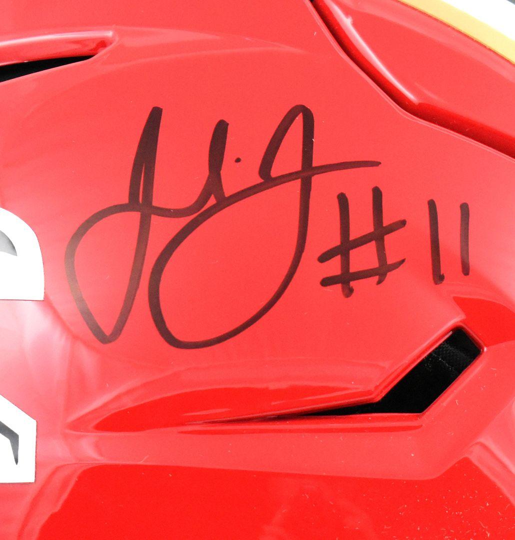 Julio Jones Signed Falcons Full-Size Authentic On-Field Throwback Alternate Speedflex Helmet (Beckett) at PristineAuction.com Julio Jones Signed Falcons Full-Size Authentic On-Field Throwback Alternate Speedflex Helmet (Beckett) at PristineAuction.com