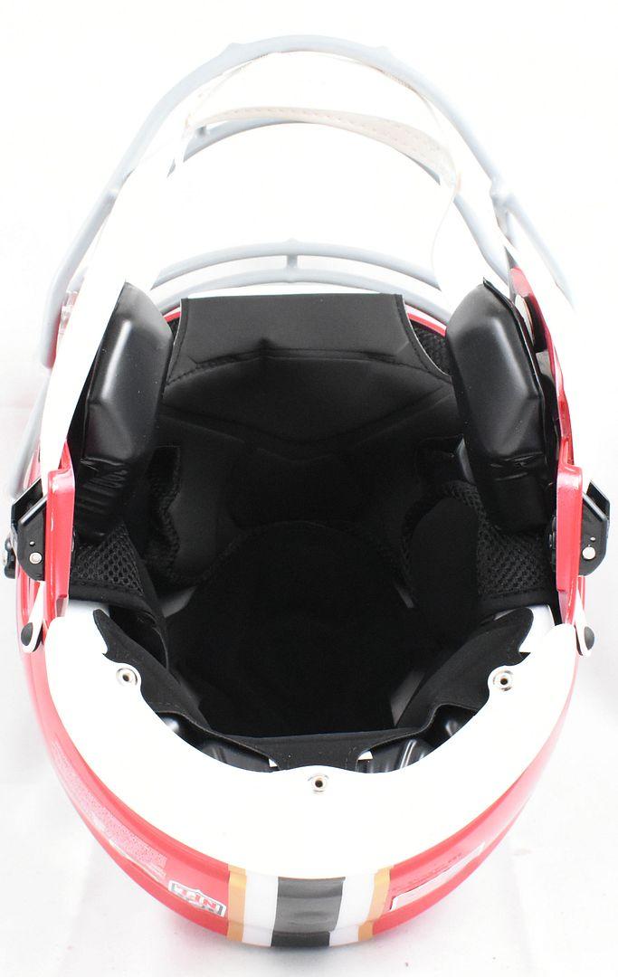 Julio Jones Signed Falcons Full-Size Authentic On-Field Throwback Alternate Speedflex Helmet (Beckett) at PristineAuction.com Julio Jones Signed Falcons Full-Size Authentic On-Field Throwback Alternate Speedflex Helmet (Beckett) at PristineAuction.com