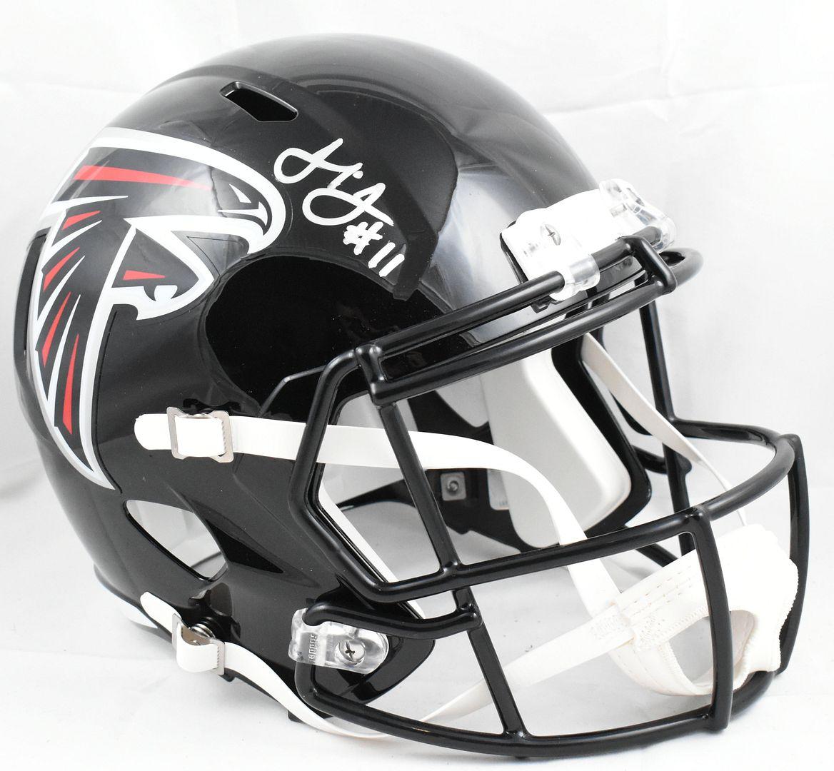 Julio Jones Signed Falcons Full-Size Speed Helmet (Beckett) at PristineAuction.com Julio Jones Signed Falcons Full-Size Speed Helmet (Beckett) at PristineAuction.com