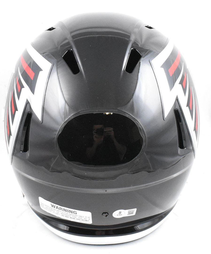 Julio Jones Signed Falcons Full-Size Speed Helmet (Beckett) at PristineAuction.com Julio Jones Signed Falcons Full-Size Speed Helmet (Beckett) at PristineAuction.com