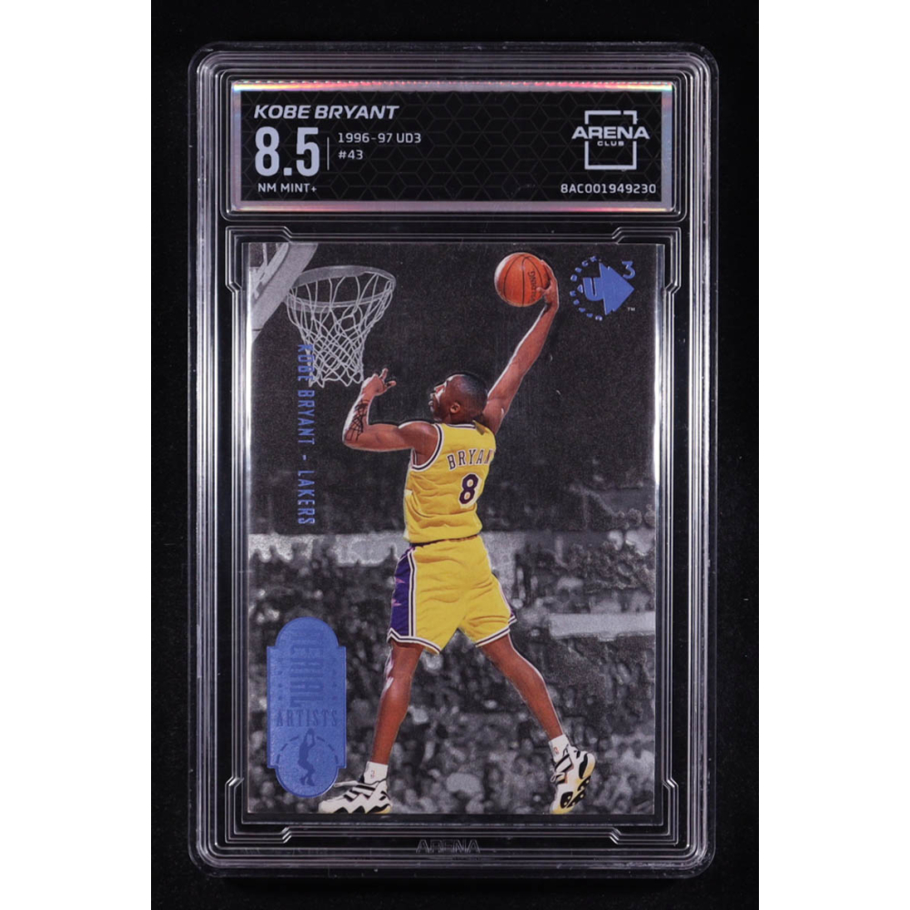 Kobe Bryant 1996-97 UD3 #43 RC (Arena 8.5) at PristineAuction.com
