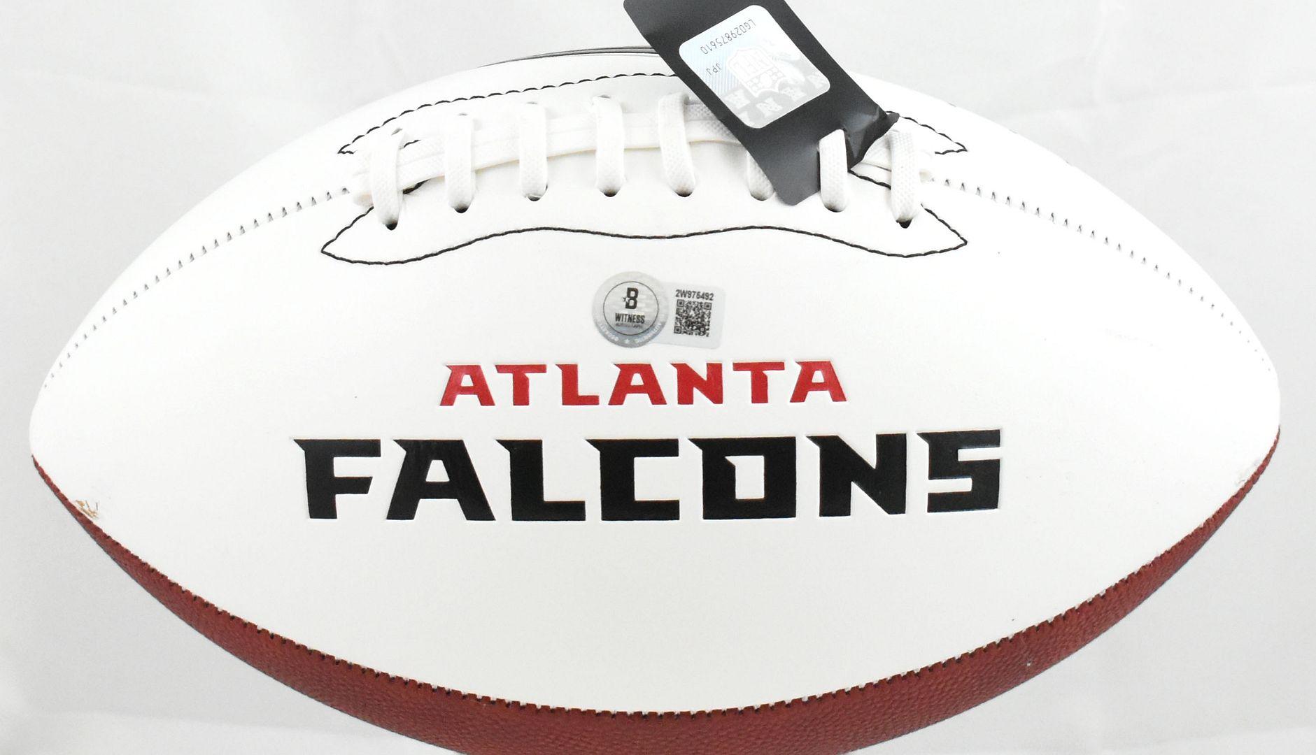 Julio Jones Signed Falcons Logo Football (Beckett) at PristineAuction.com Julio Jones Signed Falcons Logo Football (Beckett) at PristineAuction.com