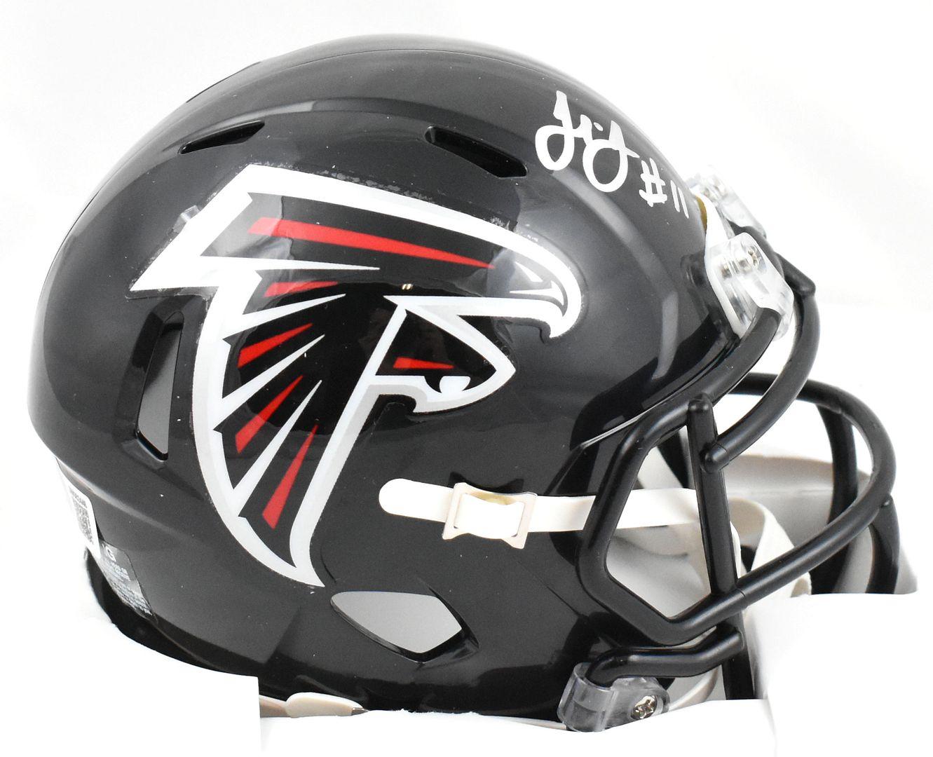 Julio Jones Signed Falcons Speed Mini Helmet (Beckett) at PristineAuction.com Julio Jones Signed Falcons Speed Mini Helmet (Beckett) at PristineAuction.com