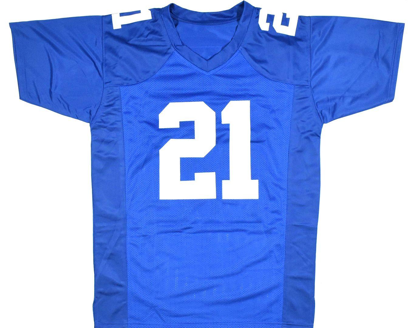 Tiki Barber Signed Jersey (Beckett) at PristineAuction.com Tiki Barber Signed Jersey (Beckett) at PristineAuction.com