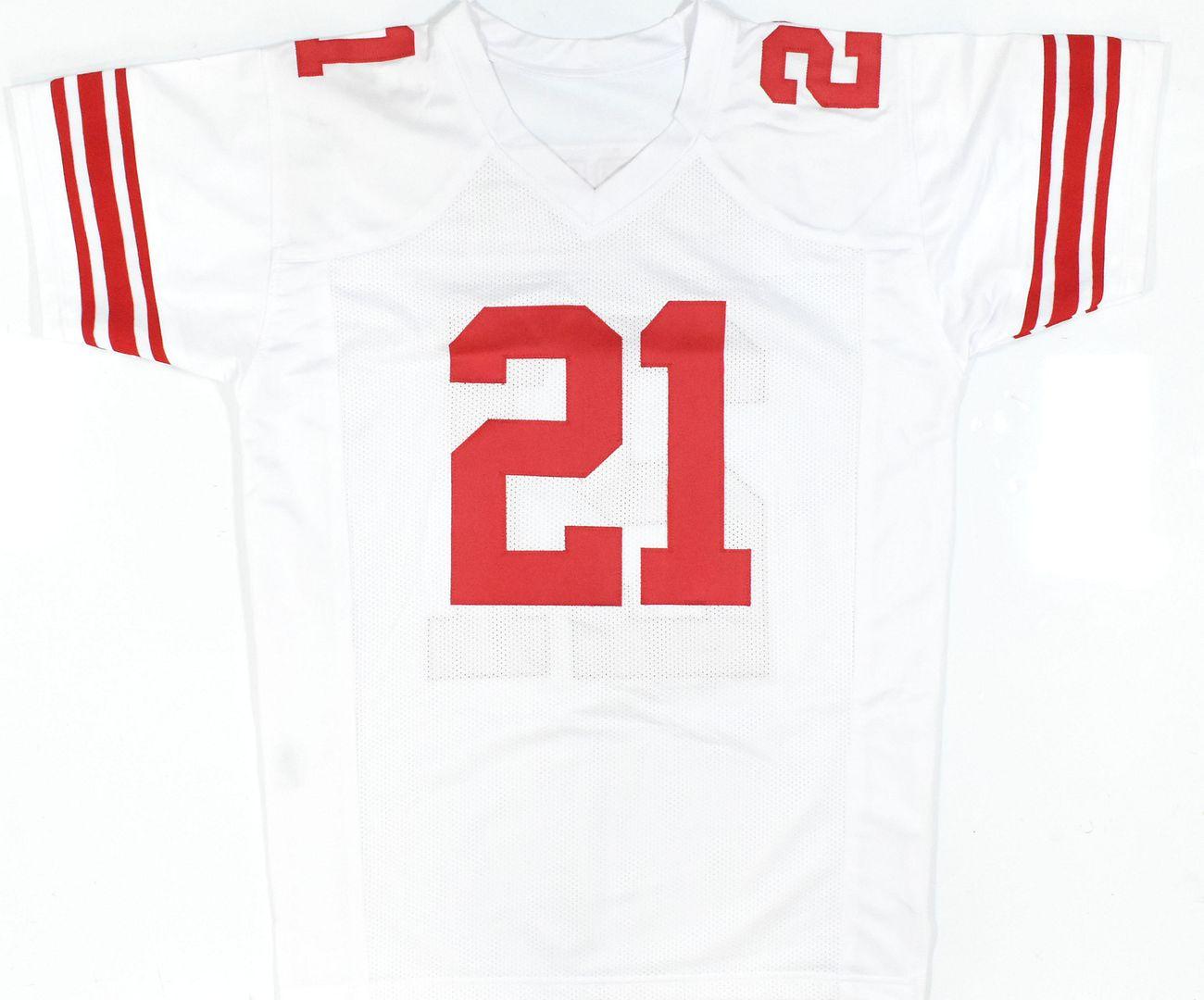 Tiki Barber Signed Jersey (Beckett) at PristineAuction.com Tiki Barber Signed Jersey (Beckett) at PristineAuction.com