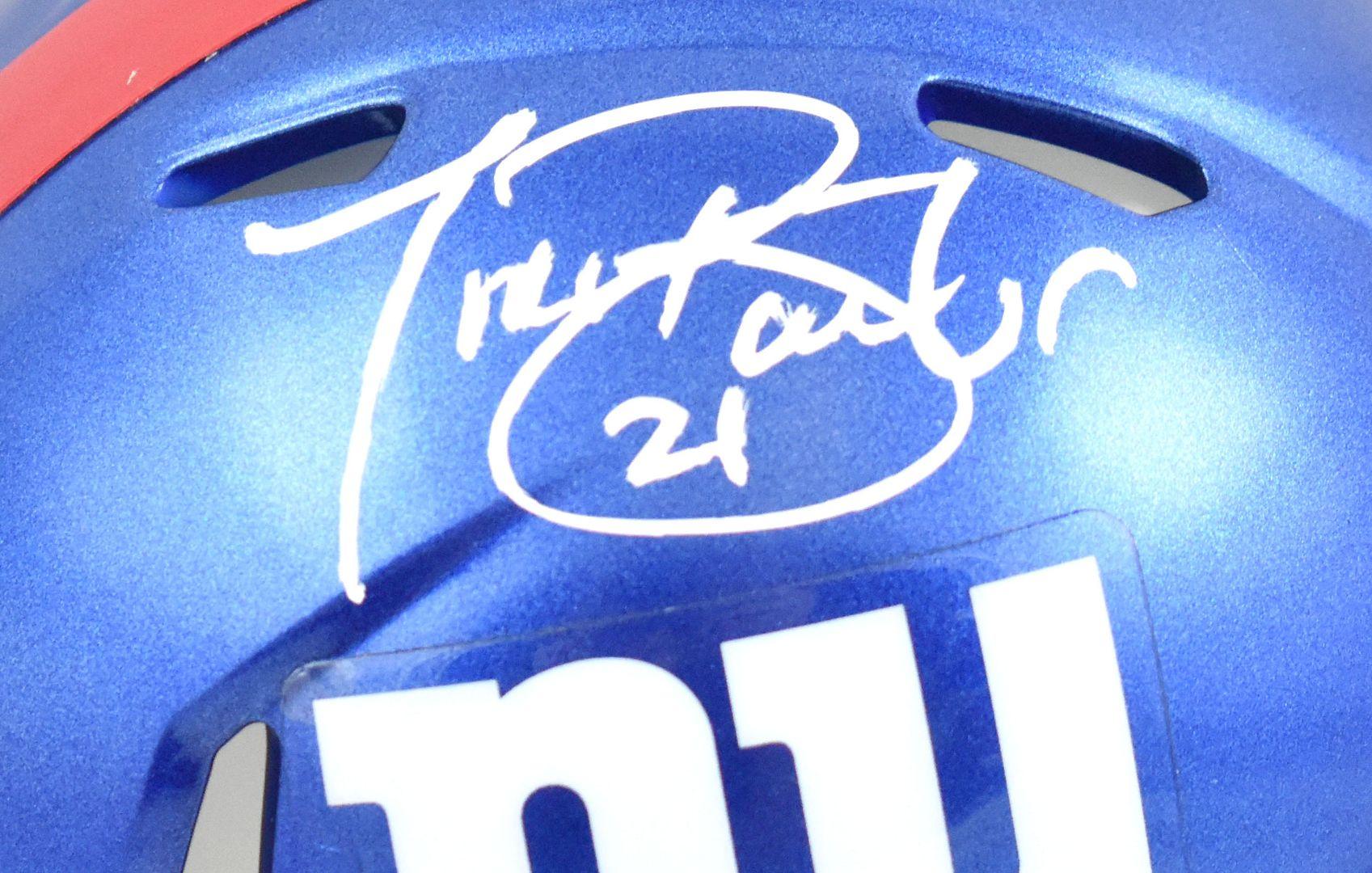 Tiki Barber Signed Giants Speed Mini Helmet (Beckett) at PristineAuction.com Tiki Barber Signed Giants Speed Mini Helmet (Beckett) at PristineAuction.com