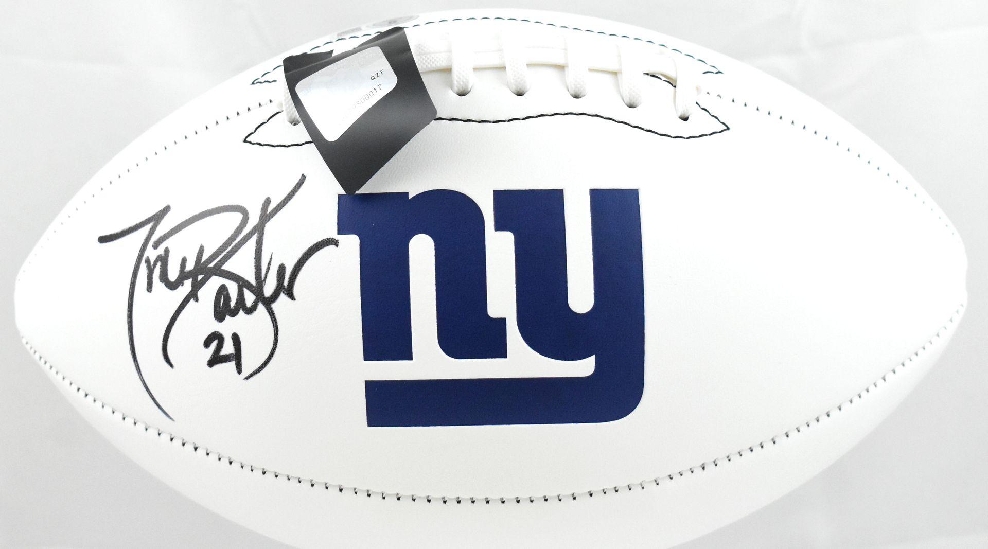 Tiki Barber Signed Giants Logo Football (Beckett) at PristineAuction.com Tiki Barber Signed Giants Logo Football (Beckett) at PristineAuction.com