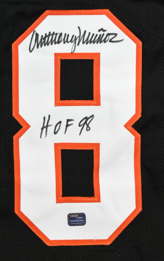 Anthony Munoz Signed Jersey Inscribed "HOF 98" (Prova) at PristineAuction.com Anthony Munoz Signed Jersey Inscribed "HOF 98" (Prova) at PristineAuction.com