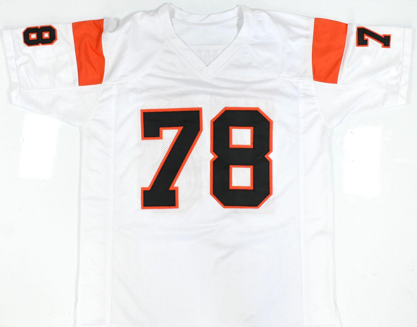 Anthony Munoz Signed Jersey Inscribed "HOF 98" (Prova) at PristineAuction.com Anthony Munoz Signed Jersey Inscribed "HOF 98" (Prova) at PristineAuction.com