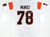 Anthony Munoz Signed Jersey Inscribed "HOF 98" (Prova) at PristineAuction.com