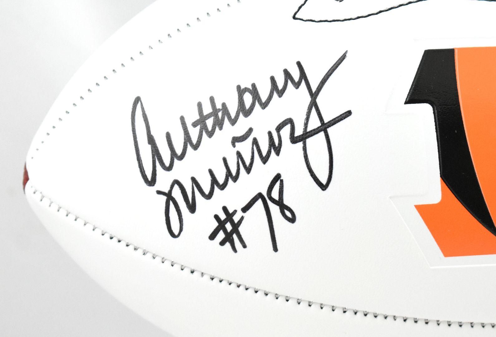 Anthony Munoz Signed Bengals Logo Football (Prova) at PristineAuction.com Anthony Munoz Signed Bengals Logo Football (Prova) at PristineAuction.com