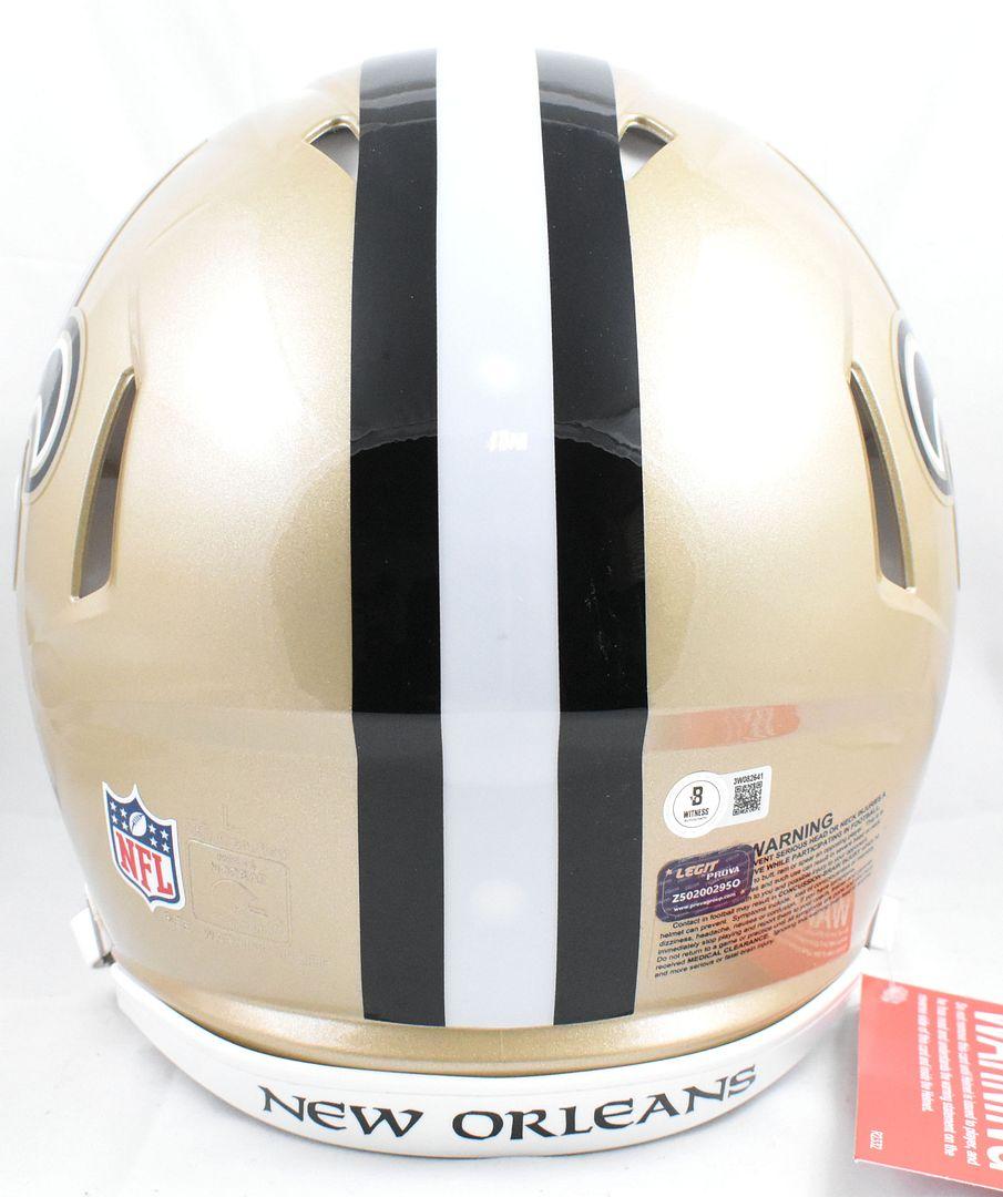 Cam Jordan Signed Saints Full-Size Authentic On-Field Speed Helmet (Beckett) at PristineAuction.com Cam Jordan Signed Saints Full-Size Authentic On-Field Speed Helmet (Beckett) at PristineAuction.com