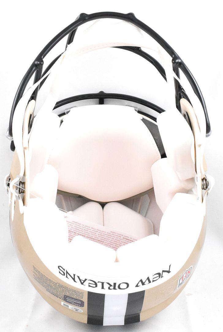 Cam Jordan Signed Saints Full-Size Authentic On-Field Speed Helmet (Beckett) at PristineAuction.com Cam Jordan Signed Saints Full-Size Authentic On-Field Speed Helmet (Beckett) at PristineAuction.com