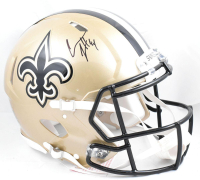 Cam Jordan Signed Saints Full-Size Authentic On-Field Speed Helmet (Beckett) at PristineAuction.com