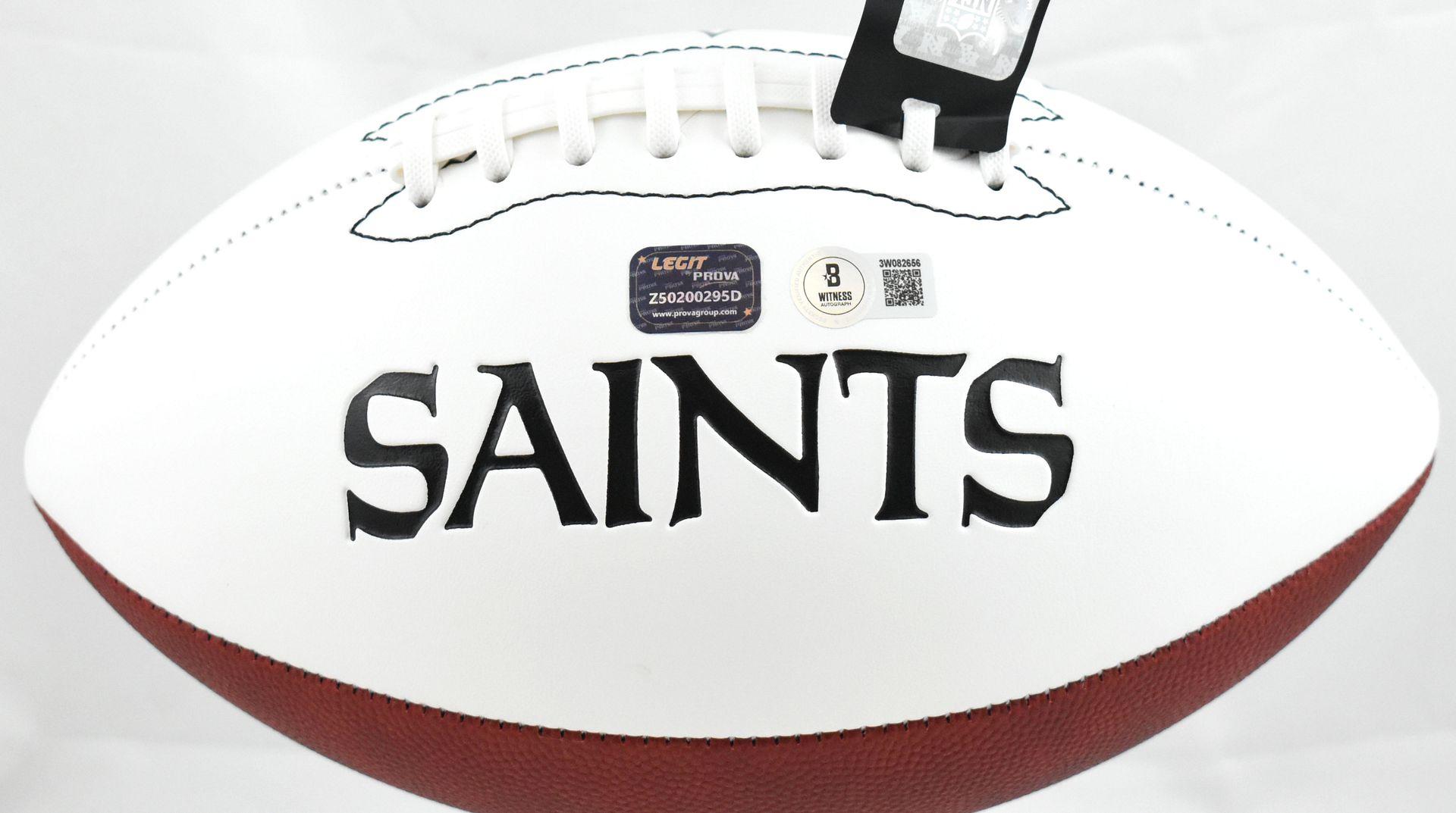 Cam Jordan Signed Saints Logo Football (Beckett) at PristineAuction.com Cam Jordan Signed Saints Logo Football (Beckett) at PristineAuction.com