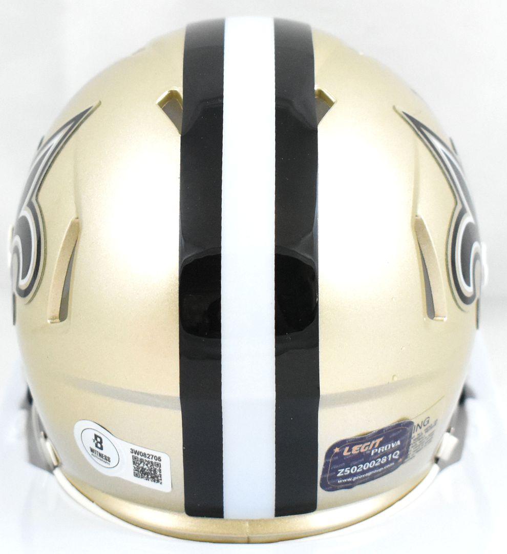 Cam Jordan Signed Saints Speed Mini Helmet (Beckett) at PristineAuction.com Cam Jordan Signed Saints Speed Mini Helmet (Beckett) at PristineAuction.com