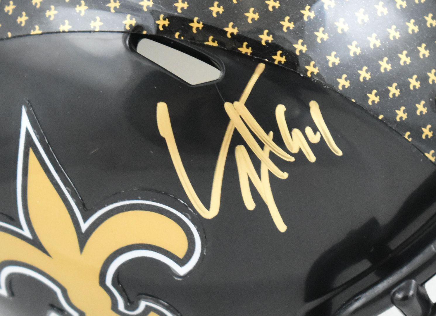 Cam Jordan Signed Saints Alternate Speed Mini Helmet (Beckett) at PristineAuction.com Cam Jordan Signed Saints Alternate Speed Mini Helmet (Beckett) at PristineAuction.com