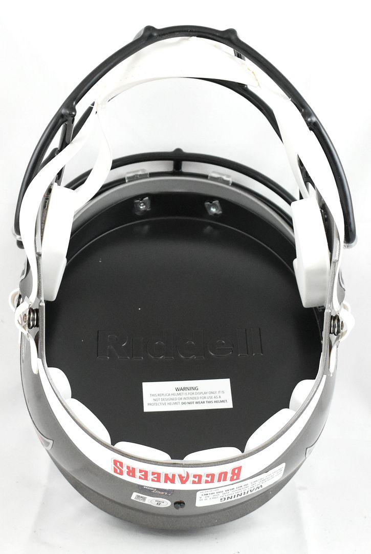 Ronde Barber Signed Buccaneers Full-Size Speed Helmet Inscribed "HOF 23" (Beckett) at PristineAuction.com Ronde Barber Signed Buccaneers Full-Size Speed Helmet Inscribed "HOF 23" (Beckett) at PristineAuction.com