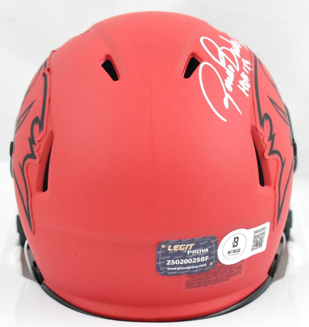 Ronde Barber Signed Buccaneers Rave Alternate Speed Mini Helmet Inscribed "HOF 23" (Beckett) at PristineAuction.com Ronde Barber Signed Buccaneers Rave Alternate Speed Mini Helmet Inscribed "HOF 23" (Beckett) at PristineAuction.com
