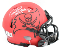 Ronde Barber Signed Buccaneers Rave Alternate Speed Mini Helmet Inscribed "HOF 23" (Beckett) at PristineAuction.com