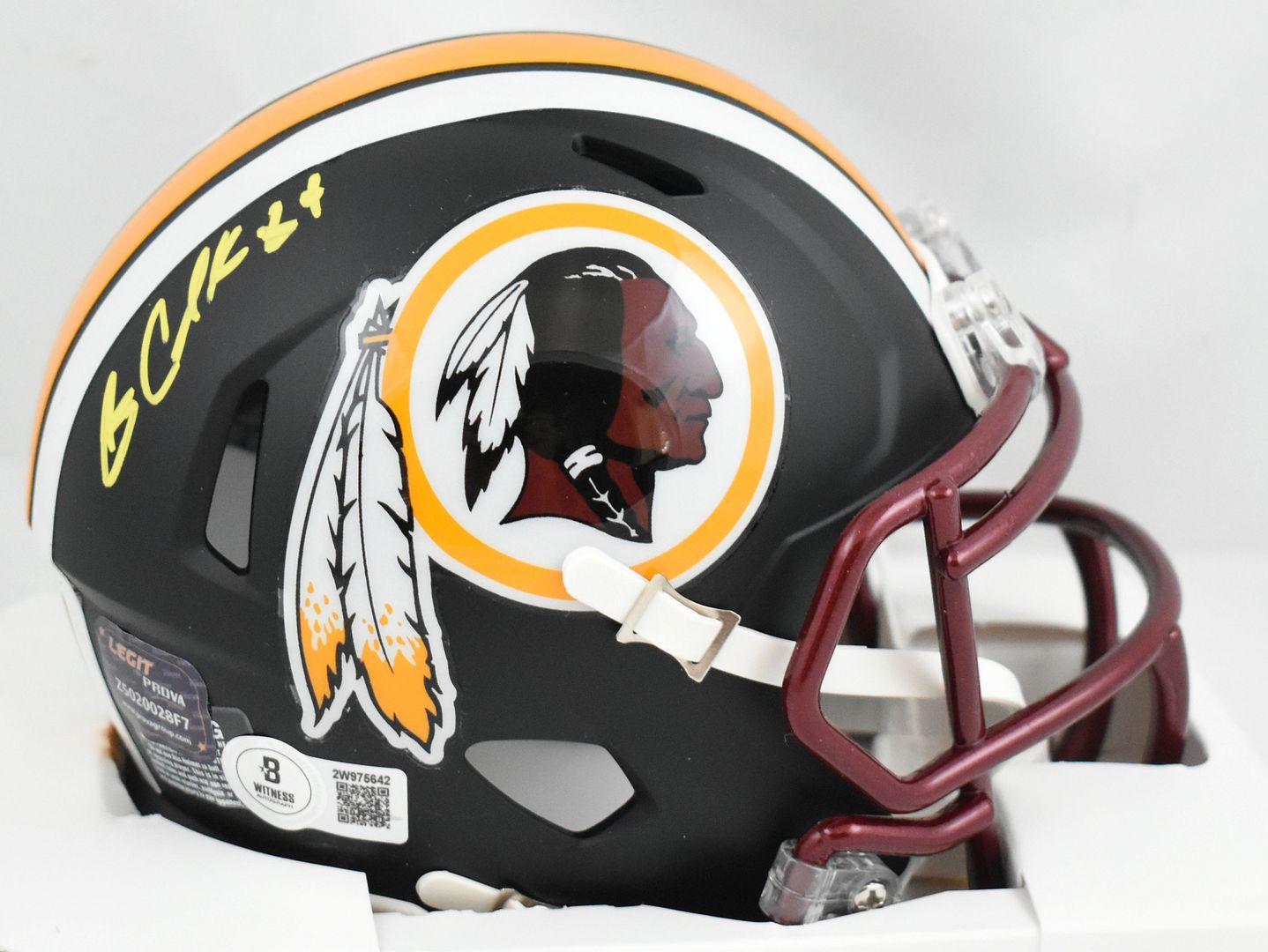 Gary Clark Signed Redskins Flat Black Alternate Speed Mini Helmet (Beckett) at PristineAuction.com Gary Clark Signed Redskins Flat Black Alternate Speed Mini Helmet (Beckett) at PristineAuction.com