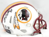 Gary Clark Signed Redskins Flat White Alternate Speed Mini Helmet (Beckett) at PristineAuction.com