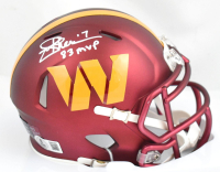 Joe Theismann Signed Commanders Speed Mini Helmet Inscribed "83 MVP" (Beckett) at PristineAuction.com