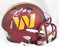Frankie Luvu Signed Commanders Speed Mini Helmet (Beckett) at PristineAuction.com