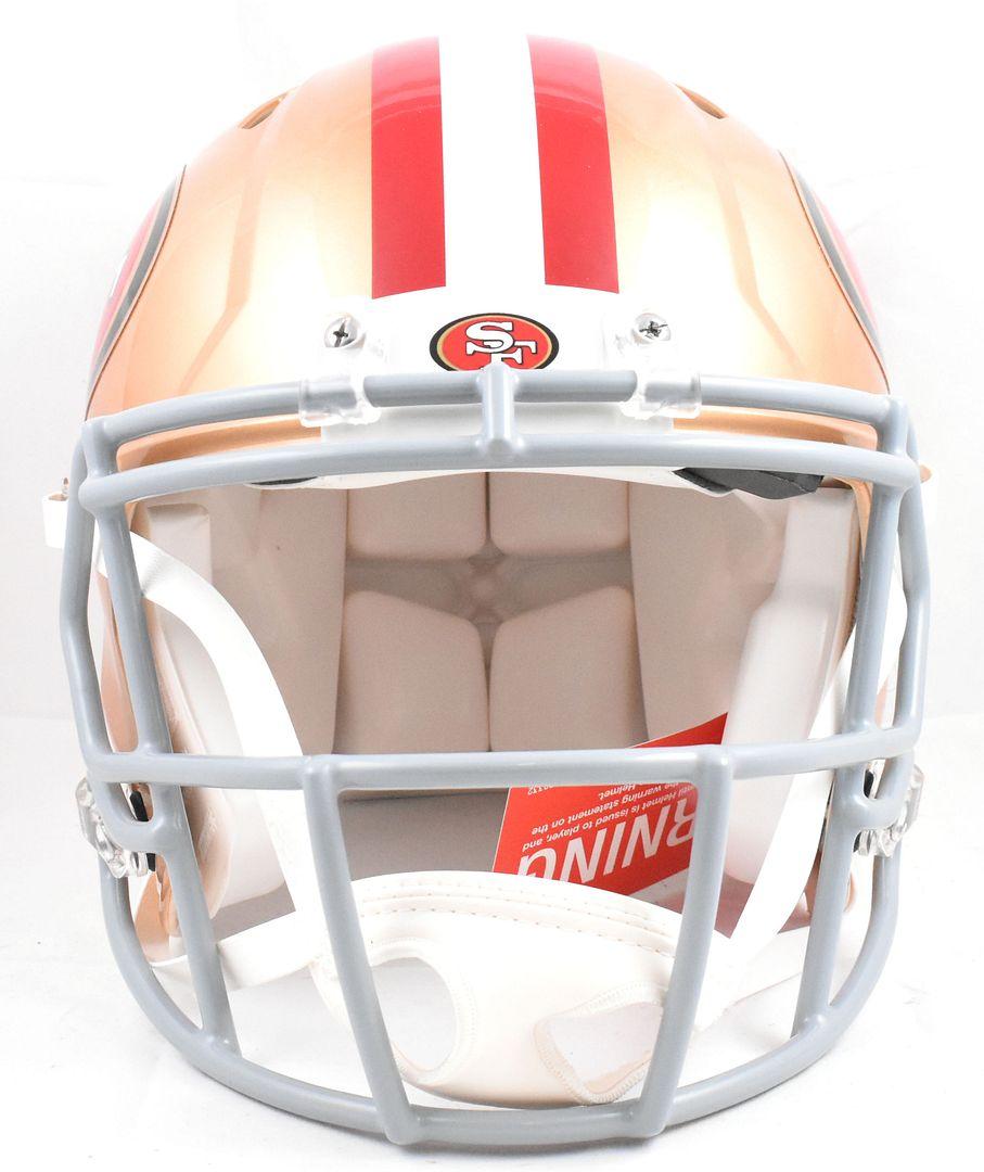 Frank Gore Signed 49ers Full-Size Authentic On-Field Speed Helmet (Beckett) at PristineAuction.com Frank Gore Signed 49ers Full-Size Authentic On-Field Speed Helmet (Beckett) at PristineAuction.com