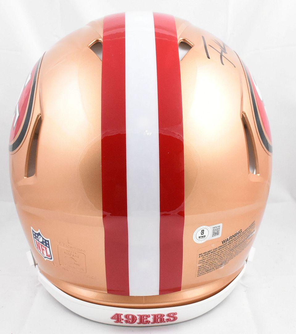 Frank Gore Signed 49ers Full-Size Authentic On-Field Speed Helmet (Beckett) at PristineAuction.com Frank Gore Signed 49ers Full-Size Authentic On-Field Speed Helmet (Beckett) at PristineAuction.com