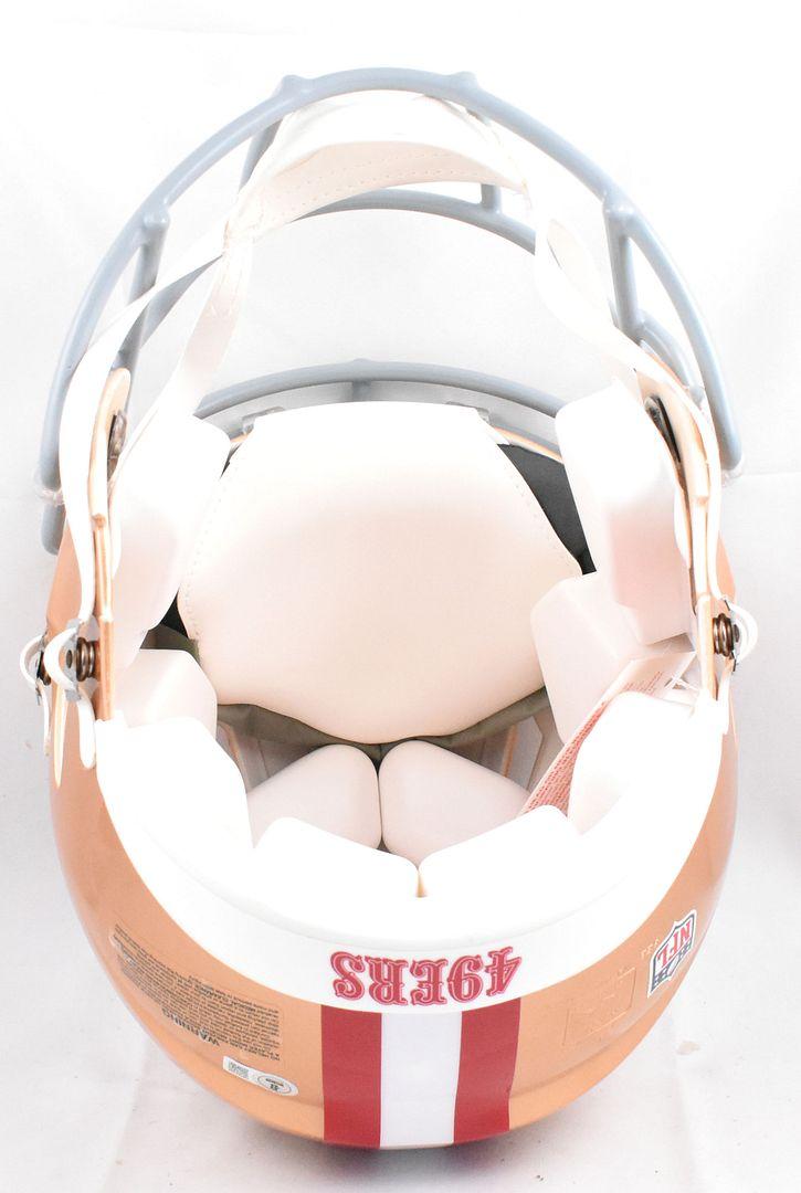 Frank Gore Signed 49ers Full-Size Authentic On-Field Speed Helmet (Beckett) at PristineAuction.com Frank Gore Signed 49ers Full-Size Authentic On-Field Speed Helmet (Beckett) at PristineAuction.com