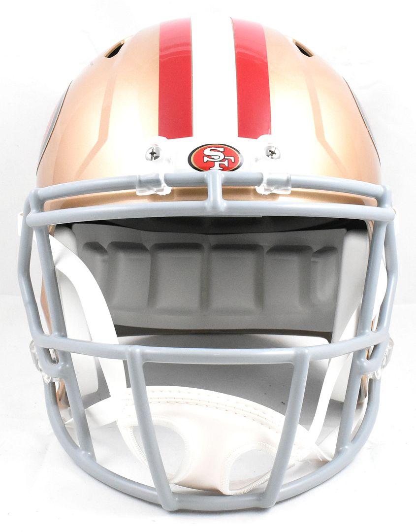 Frank Gore Signed 49ers Full-Size Speed Helmet (Beckett) at PristineAuction.com Frank Gore Signed 49ers Full-Size Speed Helmet (Beckett) at PristineAuction.com
