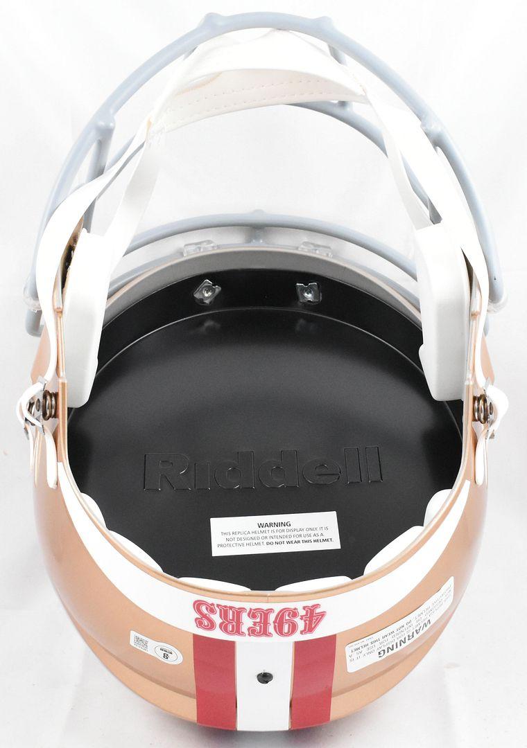 Frank Gore Signed 49ers Full-Size Speed Helmet (Beckett) at PristineAuction.com Frank Gore Signed 49ers Full-Size Speed Helmet (Beckett) at PristineAuction.com