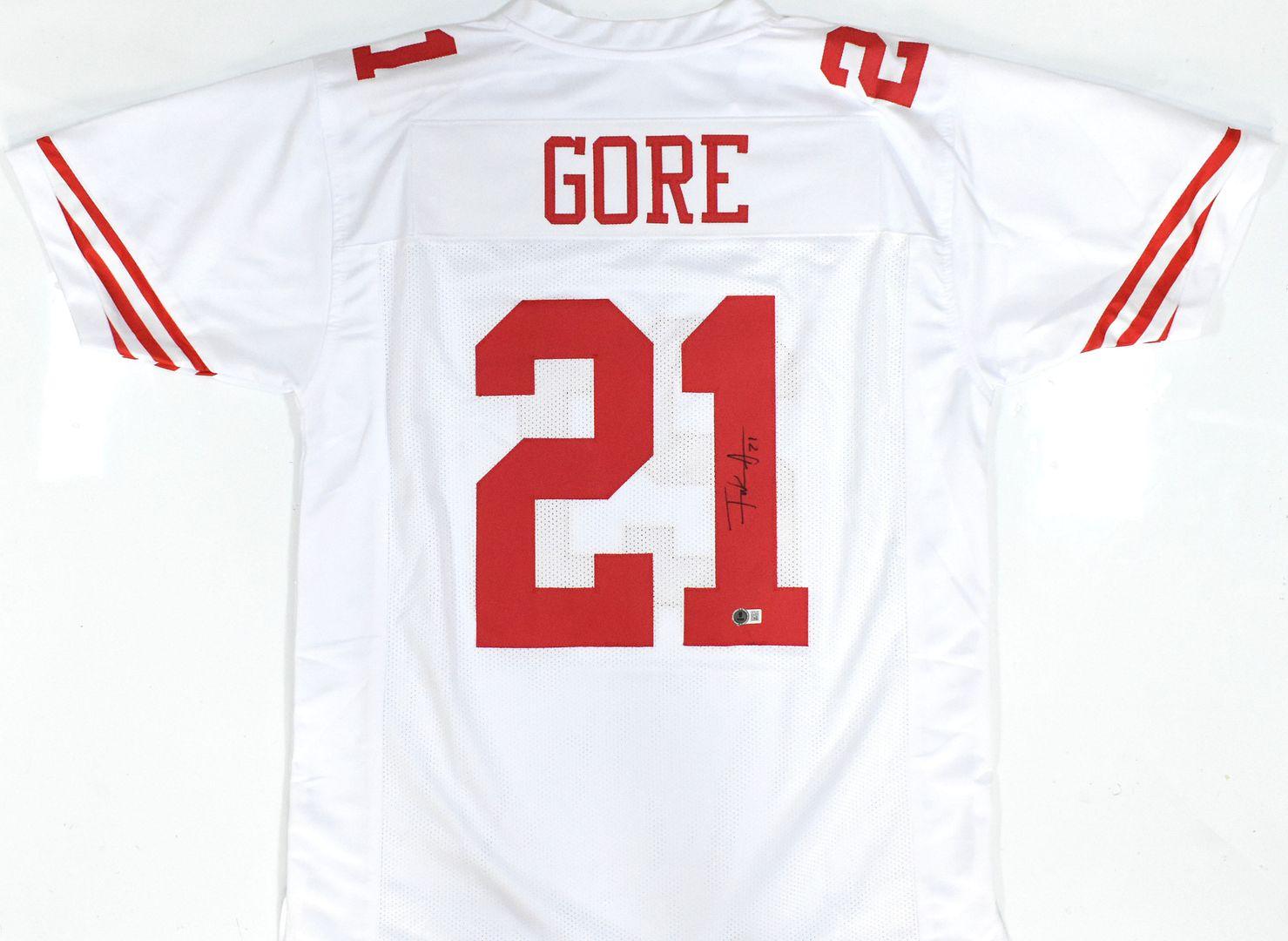 Frank Gore Signed Jersey (Beckett) at PristineAuction.com Frank Gore Signed Jersey (Beckett) at PristineAuction.com