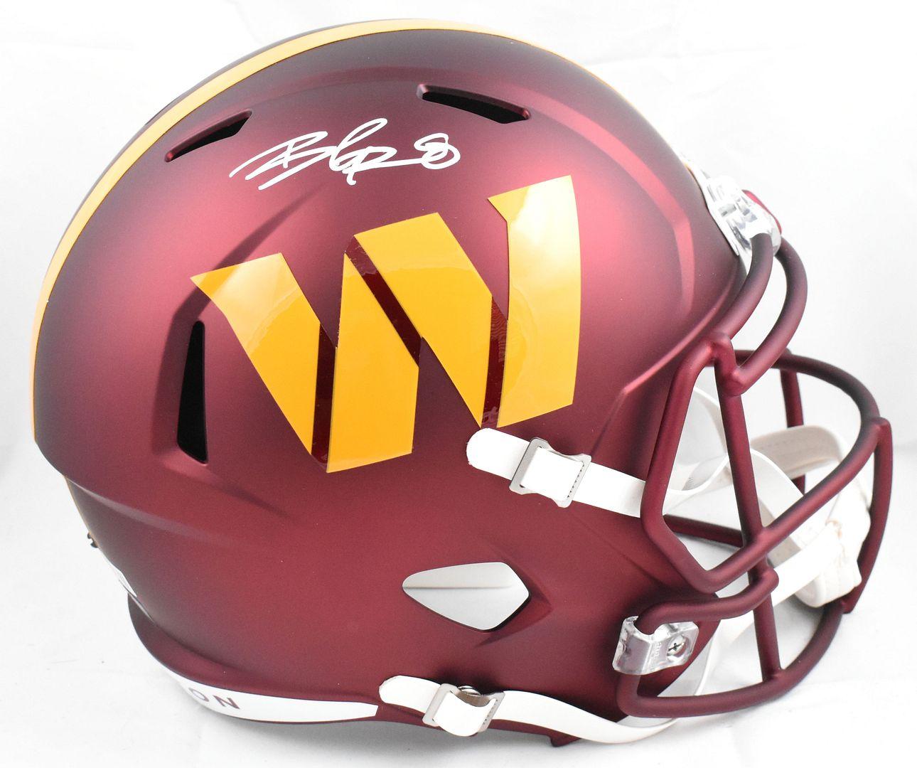 Brian Robinson Jr. Signed Commanders Full-Size Speed Helmet (Beckett) at PristineAuction.com Brian Robinson Jr. Signed Commanders Full-Size Speed Helmet (Beckett) at PristineAuction.com