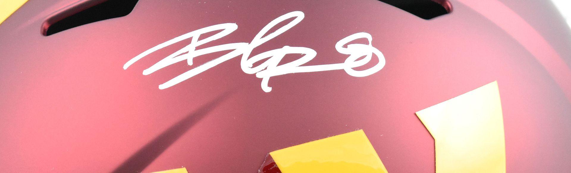 Brian Robinson Jr. Signed Commanders Full-Size Speed Helmet (Beckett) at PristineAuction.com Brian Robinson Jr. Signed Commanders Full-Size Speed Helmet (Beckett) at PristineAuction.com