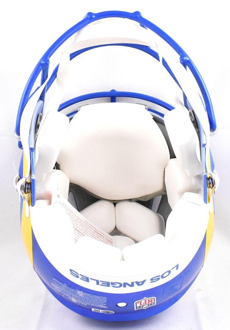 Jared Verse Signed Rams Full-Size Authentic On-Field Speed Helmet (Beckett) at PristineAuction.com Jared Verse Signed Rams Full-Size Authentic On-Field Speed Helmet (Beckett) at PristineAuction.com