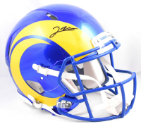 Jared Verse Signed Rams Full-Size Authentic On-Field Speed Helmet (Beckett) at PristineAuction.com