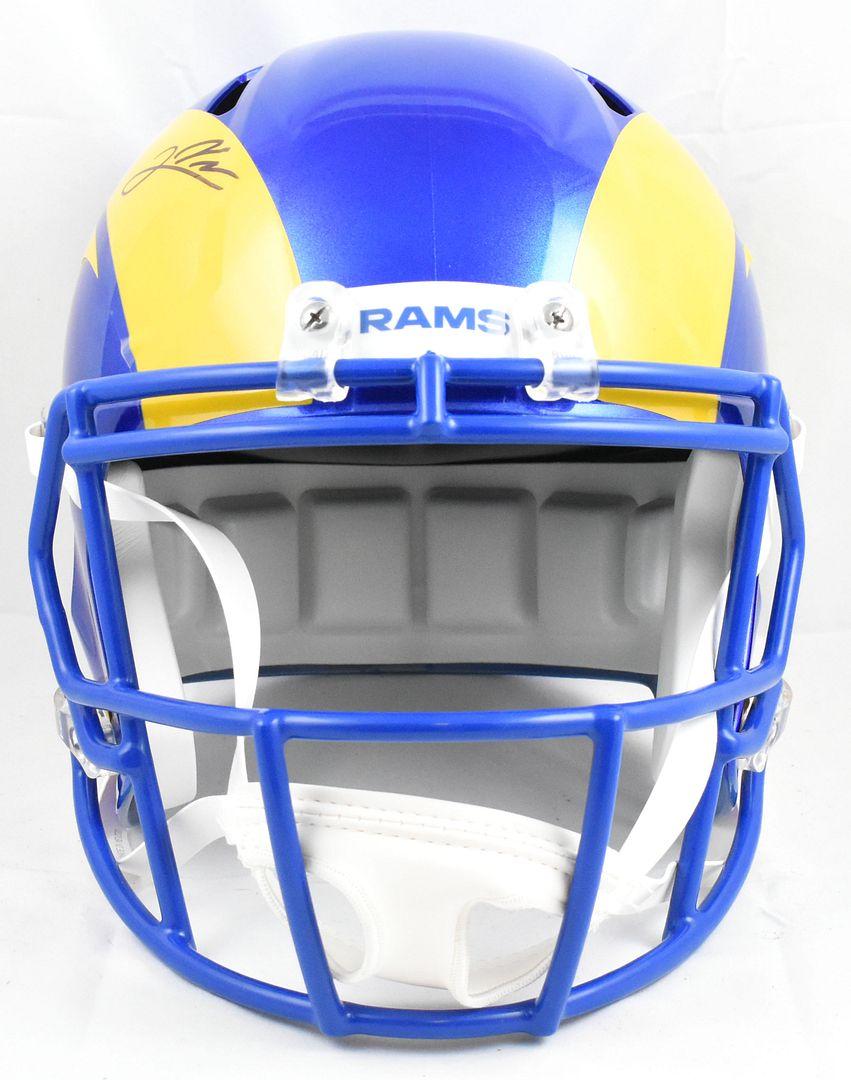 Jared Verse Signed Rams Full-Size Speed Helmet (Beckett) at PristineAuction.com Jared Verse Signed Rams Full-Size Speed Helmet (Beckett) at PristineAuction.com