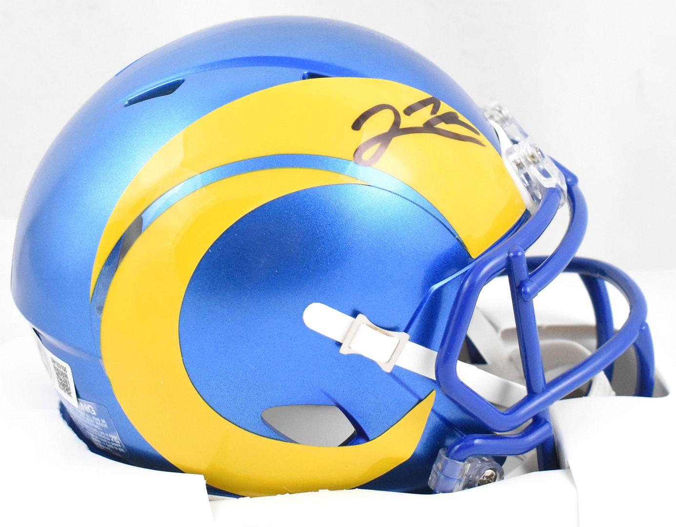 Jared Verse Signed Rams Speed Mini Helmet (Beckett) at PristineAuction.com Jared Verse Signed Rams Speed Mini Helmet (Beckett) at PristineAuction.com