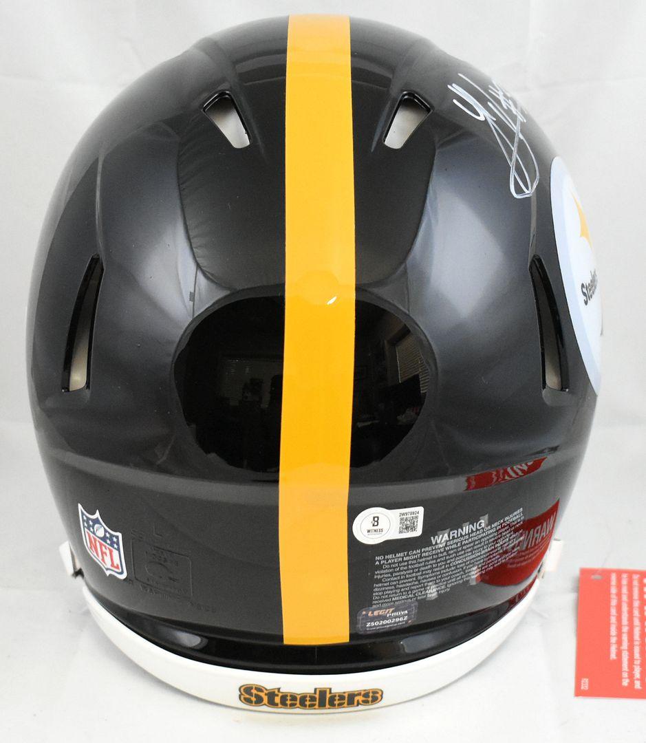 Jack Sawyer Signed Steelers Full-Size Authentic On-Field Speed Helmet (Beckett) at PristineAuction.com Jack Sawyer Signed Steelers Full-Size Authentic On-Field Speed Helmet (Beckett) at PristineAuction.com
