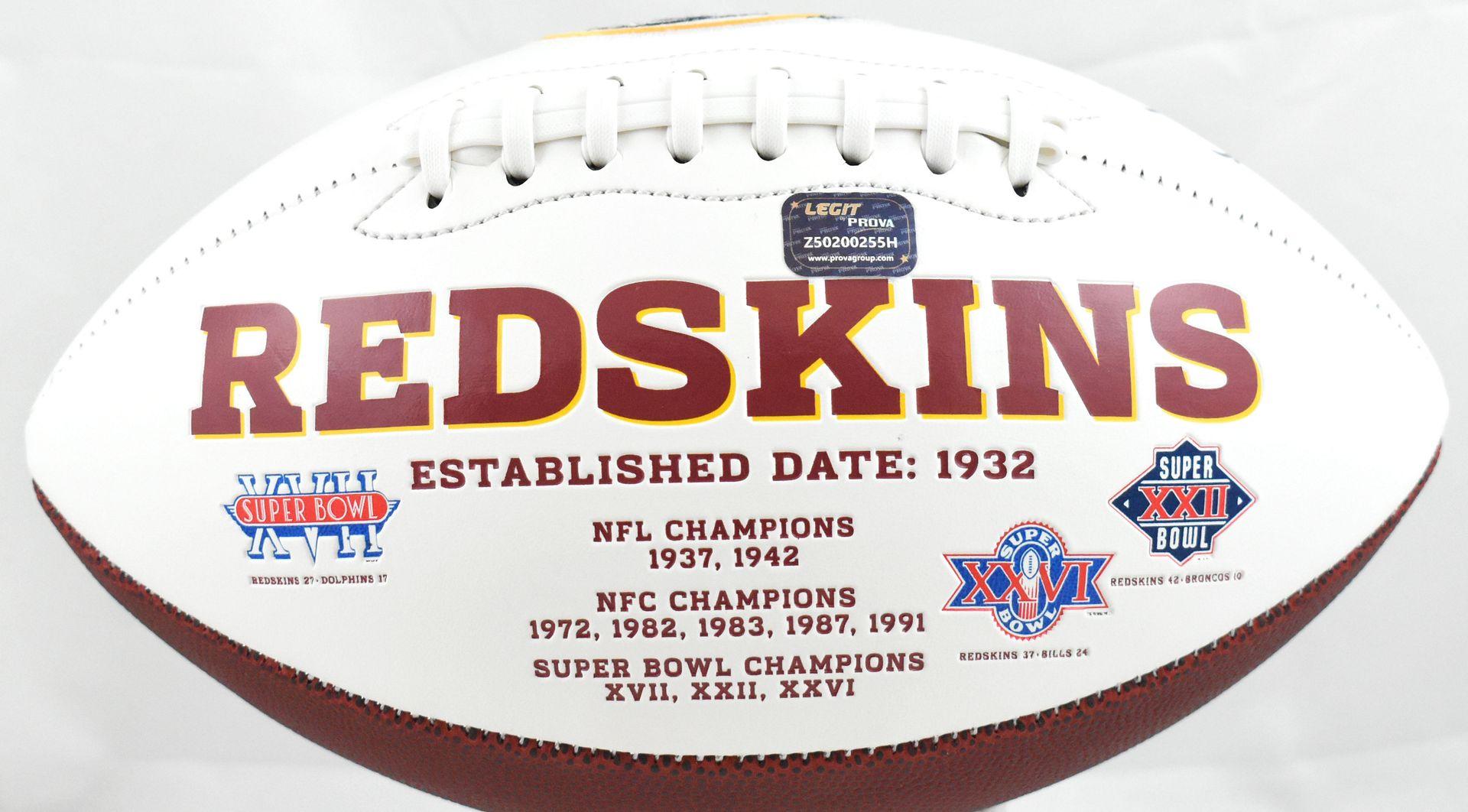 Dexter Manley Signed Redskins Logo Football Inscribed "2x SB Champ" (Prova) at PristineAuction.com Dexter Manley Signed Redskins Logo Football Inscribed "2x SB Champ" (Prova) at PristineAuction.com