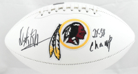 Dexter Manley Signed Redskins Logo Football Inscribed "2x SB Champ" (Prova) at PristineAuction.com