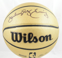 Julius Erving Signed NBA Gold Edition Basketball (Beckett) at PristineAuction.com