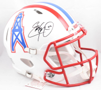 Eddie George Signed Oilers Full-Size Authentic On-Field Speed Helmet (Fanatics) at PristineAuction.com