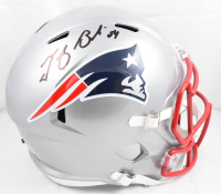 Tedy Bruschi Signed Patriots Full-Size Speed Helmet (Beckett) at PristineAuction.com