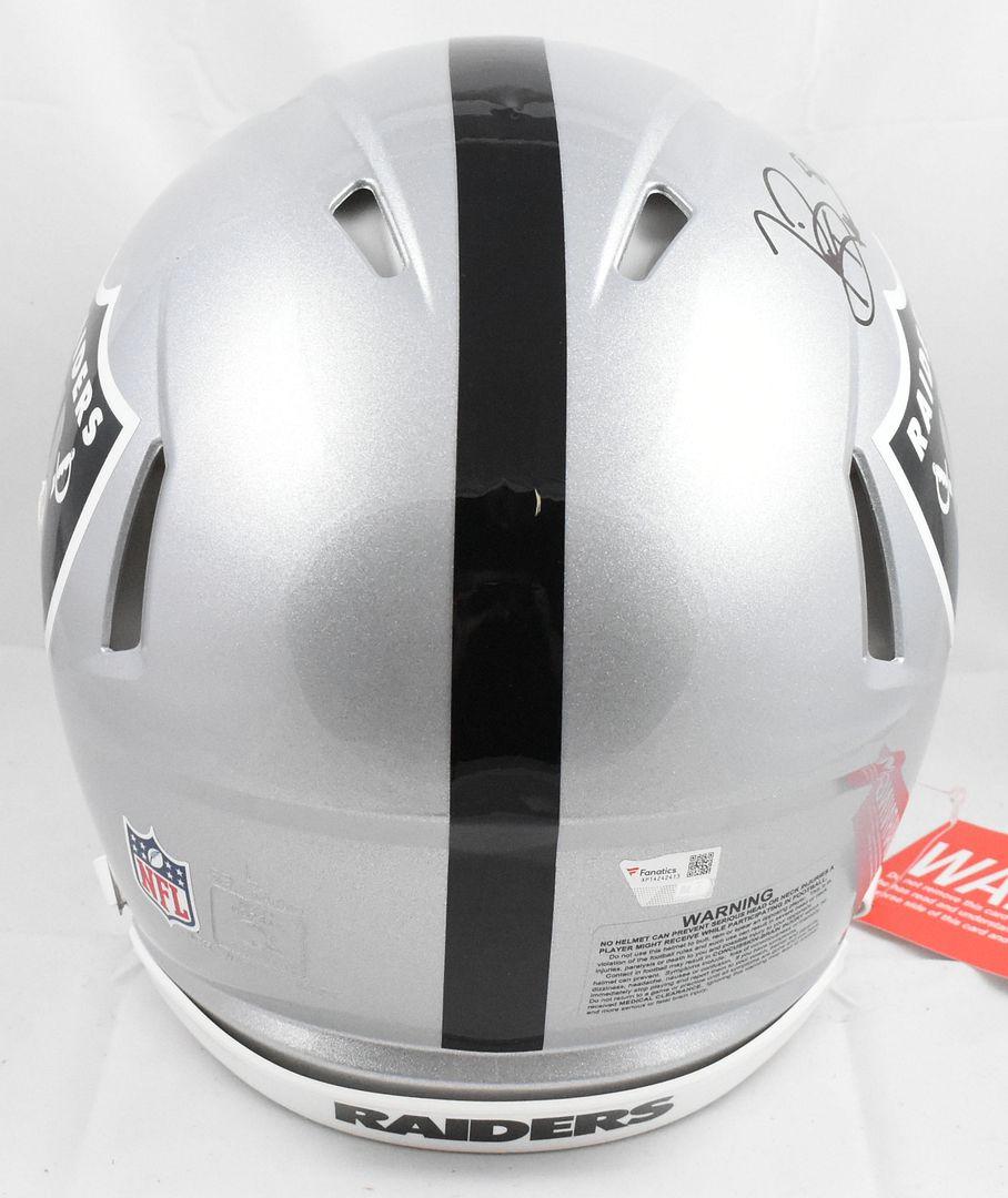 Tim Brown Signed Raiders Full-Size Authentic On-Field Speed Helmet (Fanatics) at PristineAuction.com Tim Brown Signed Raiders Full-Size Authentic On-Field Speed Helmet (Fanatics) at PristineAuction.com