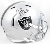 Tim Brown Signed Raiders Full-Size Speed Helmet (Fanatics) at PristineAuction.com