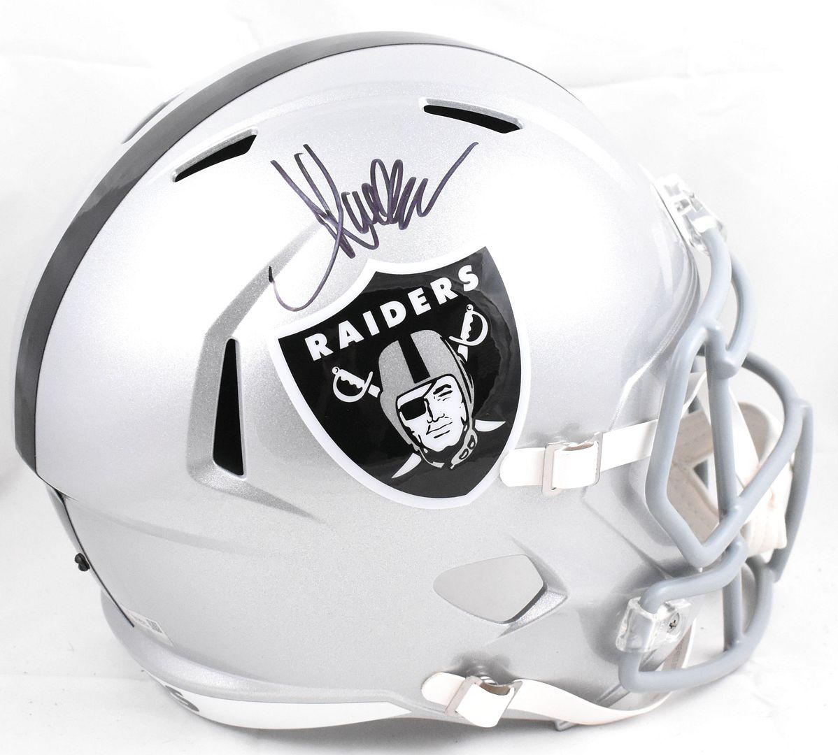 Marcus Allen Signed Raiders Full-Size Speed Helmet (Fanatics) at PristineAuction.com Marcus Allen Signed Raiders Full-Size Speed Helmet (Fanatics) at PristineAuction.com